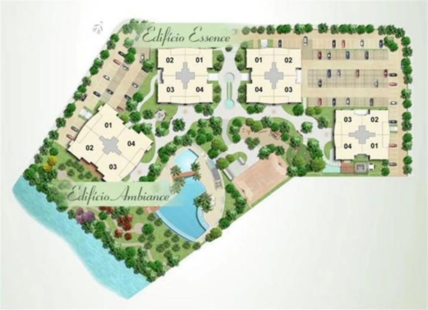 Planta do Atmosfera Condominium Park