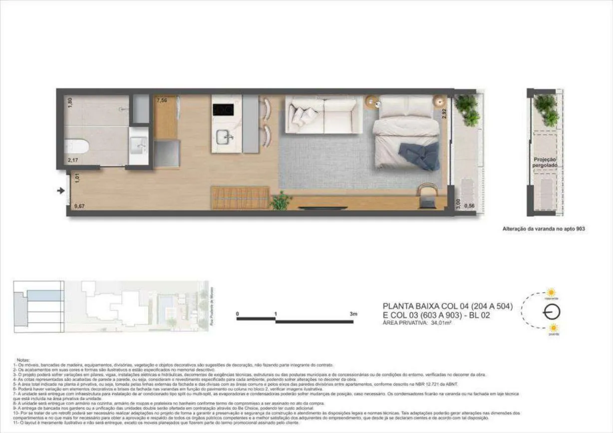 Planta do Be in Rio Prudente 1356