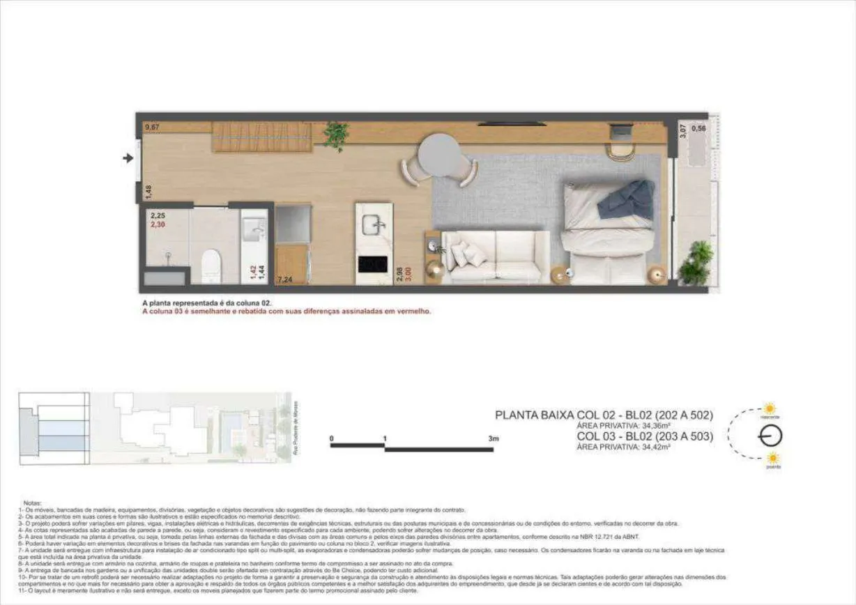 Planta do Be in Rio Prudente 1356