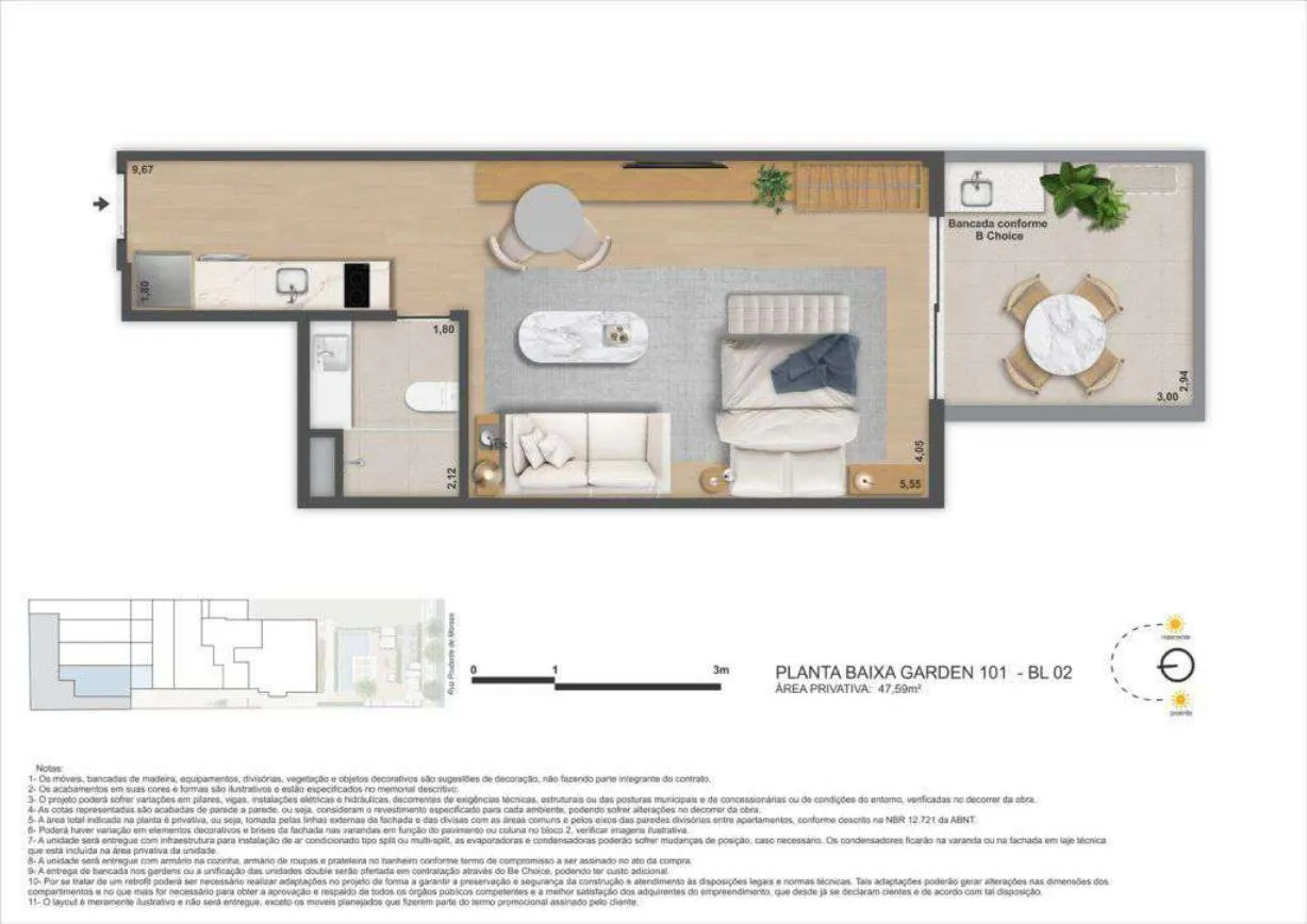 Planta do Be in Rio Prudente 1356