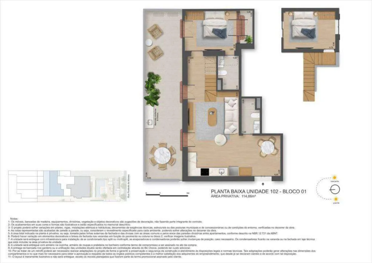 Planta do Be in Rio Prudente 1356