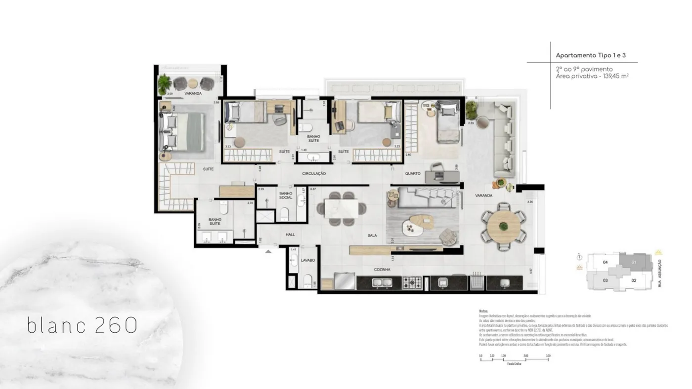 Planta do Blanc 260