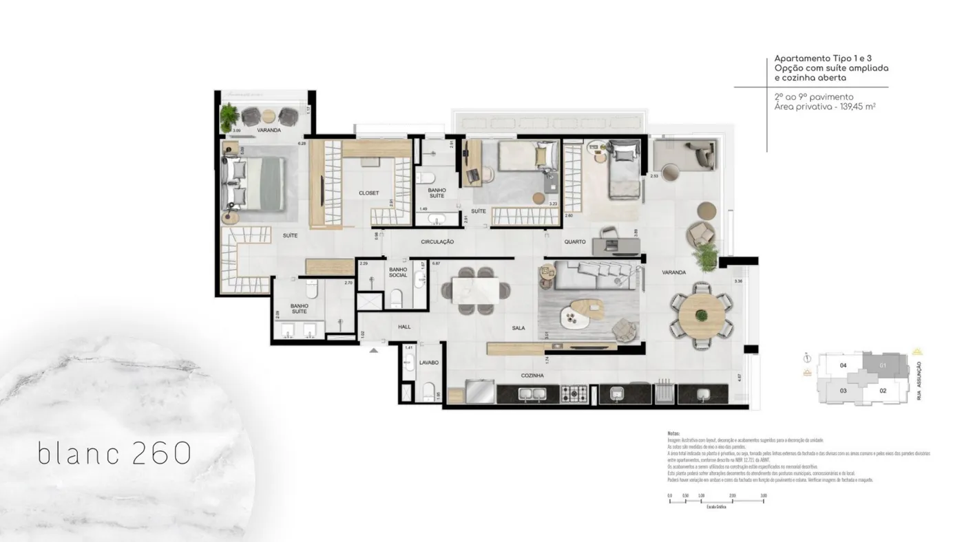 Planta do Blanc 260