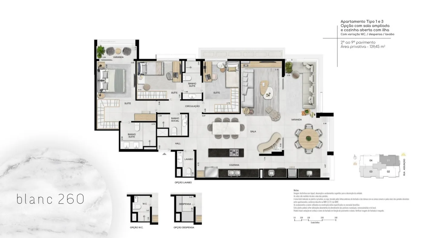 Planta do Blanc 260