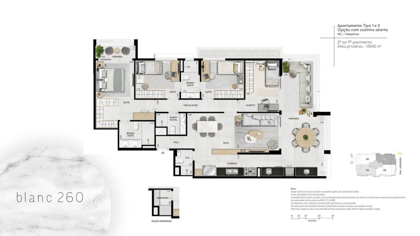 Planta do Blanc 260
