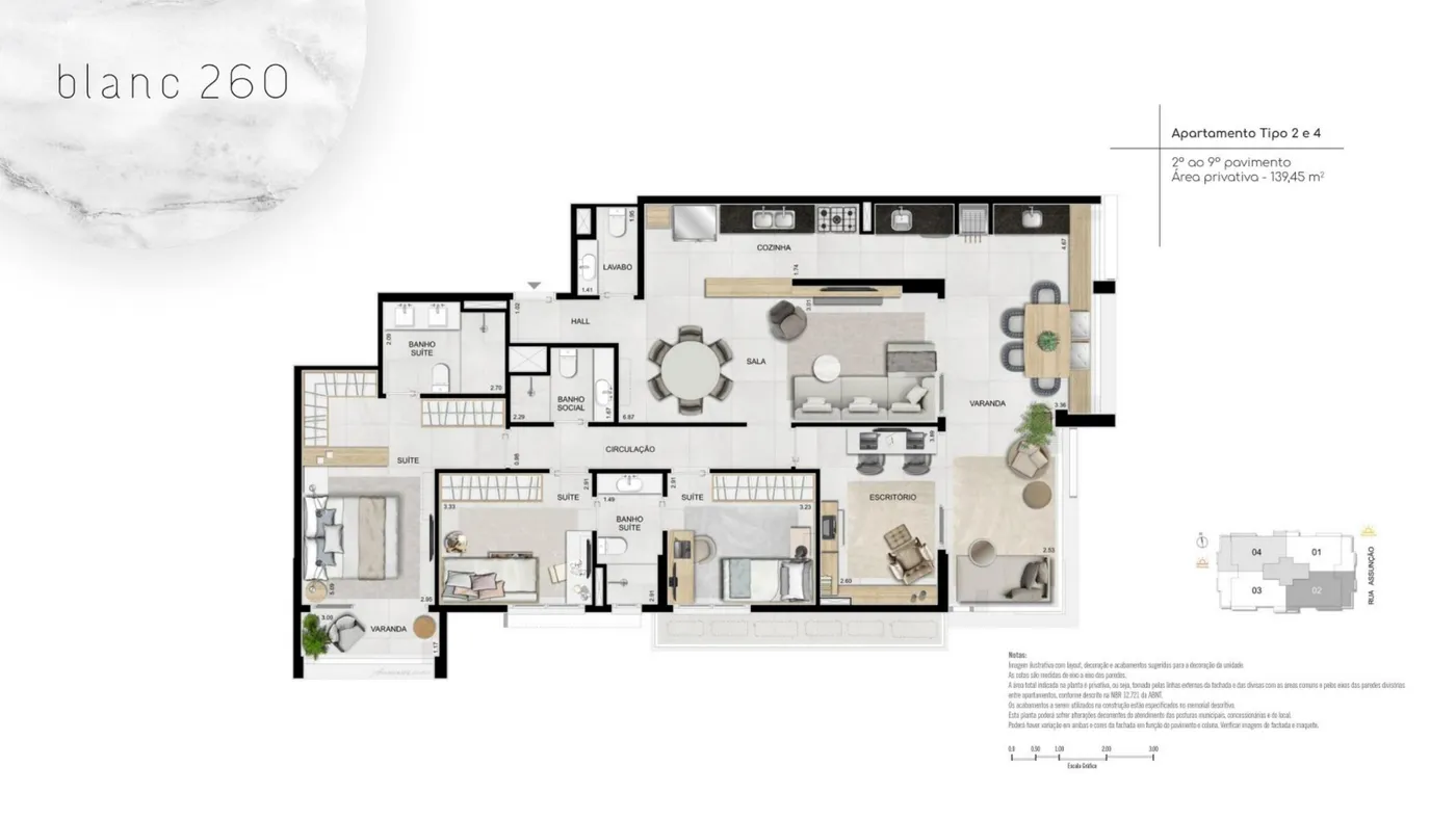 Planta do Blanc 260