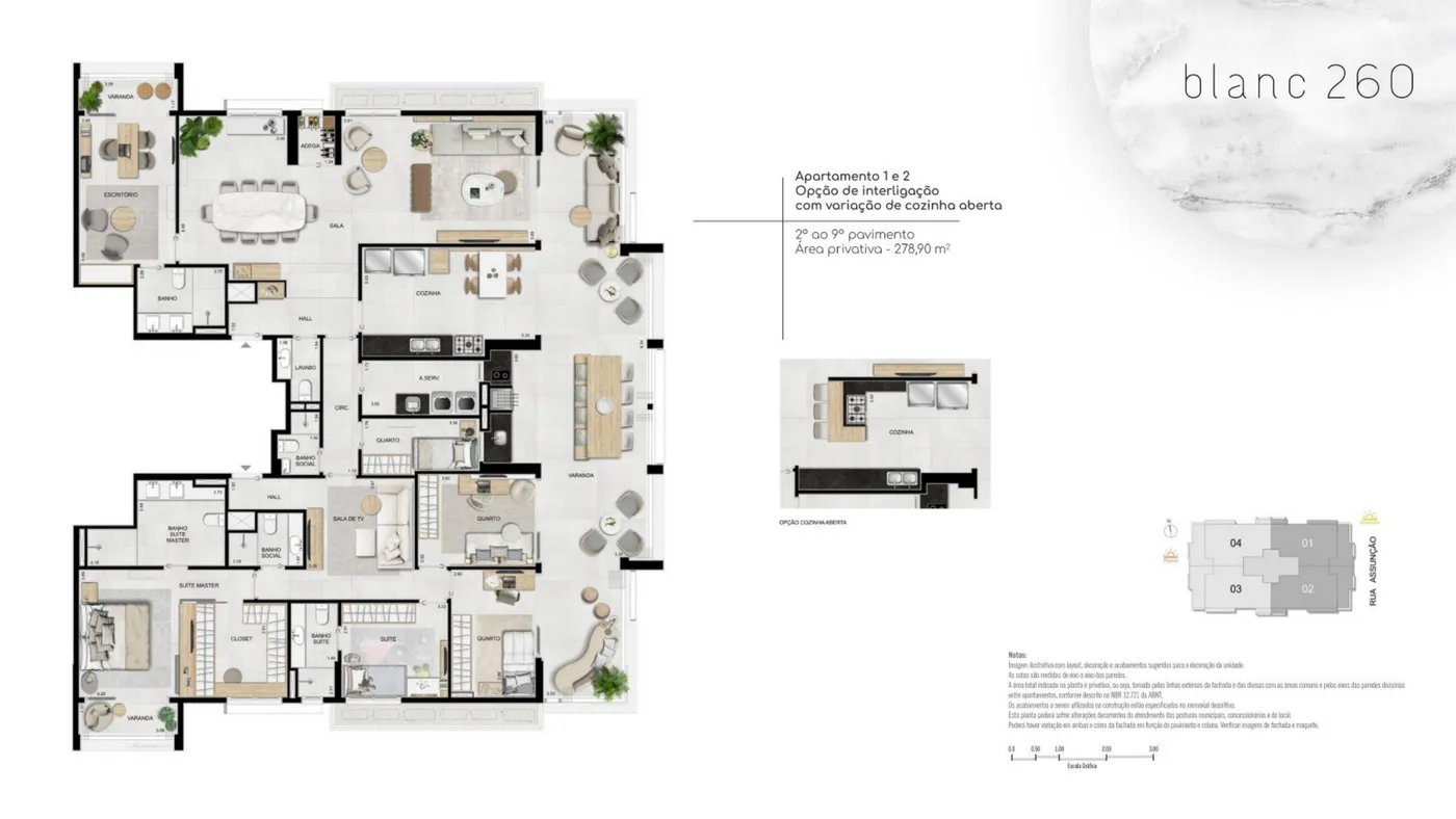 Planta do Blanc 260