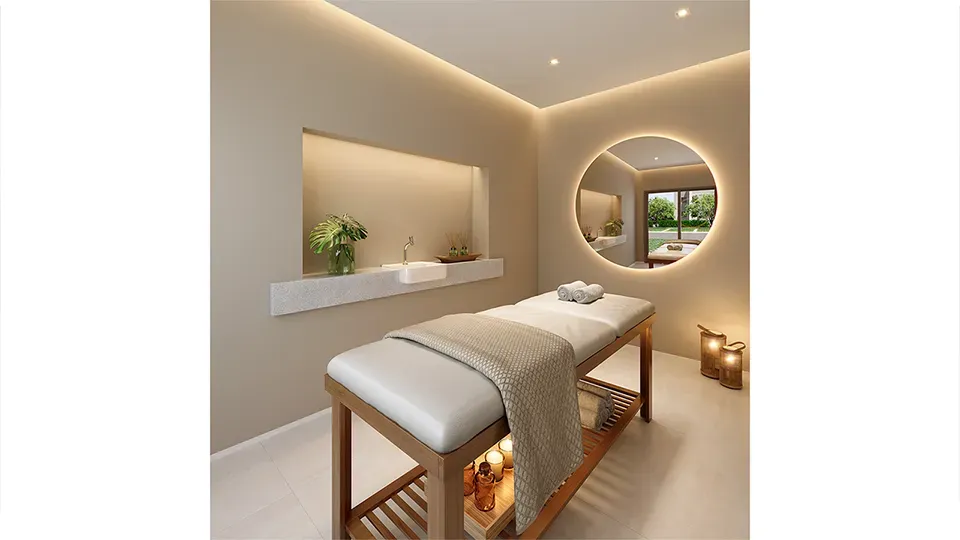 Espaço de massagem