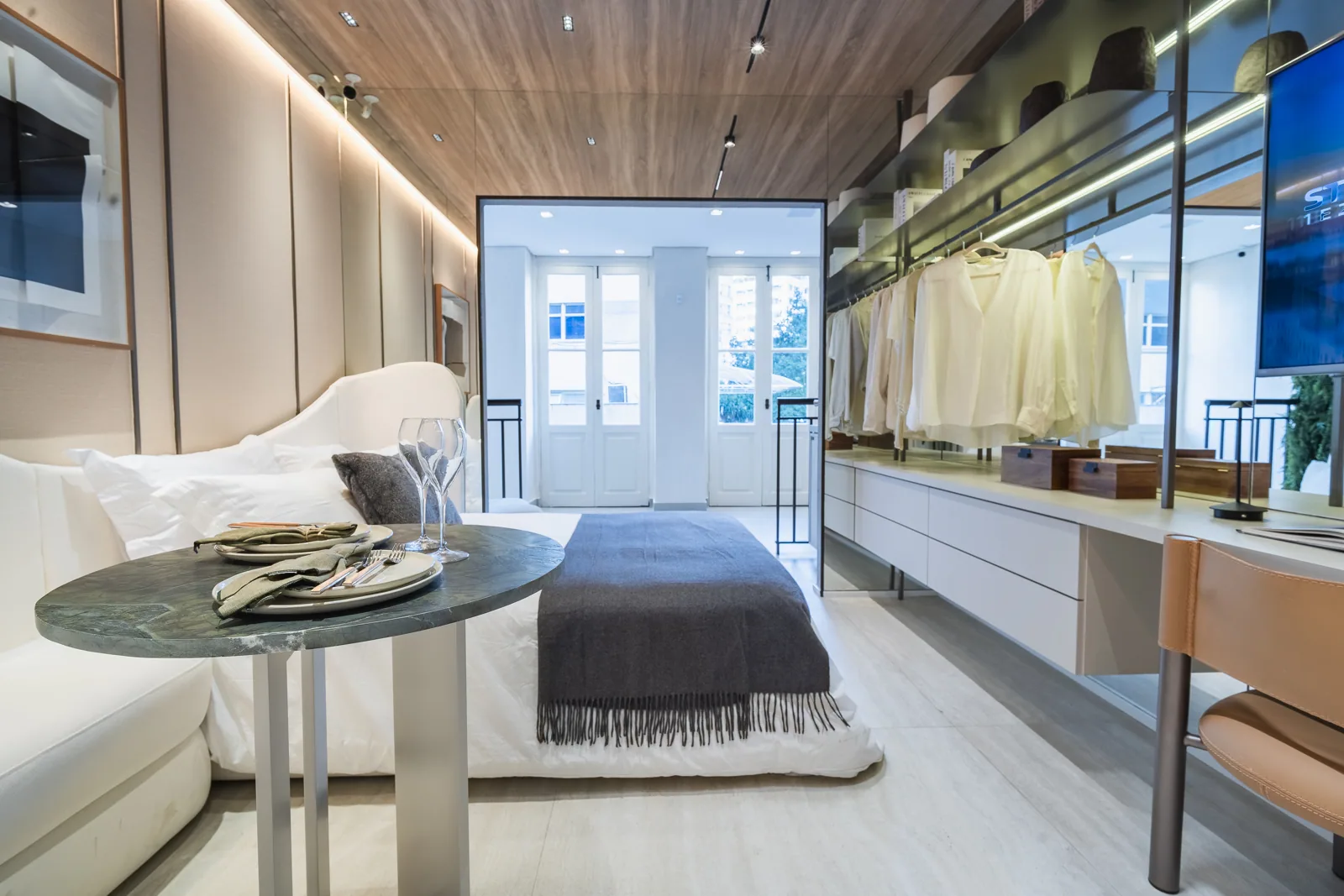 Apartamento decorado do Connect Square