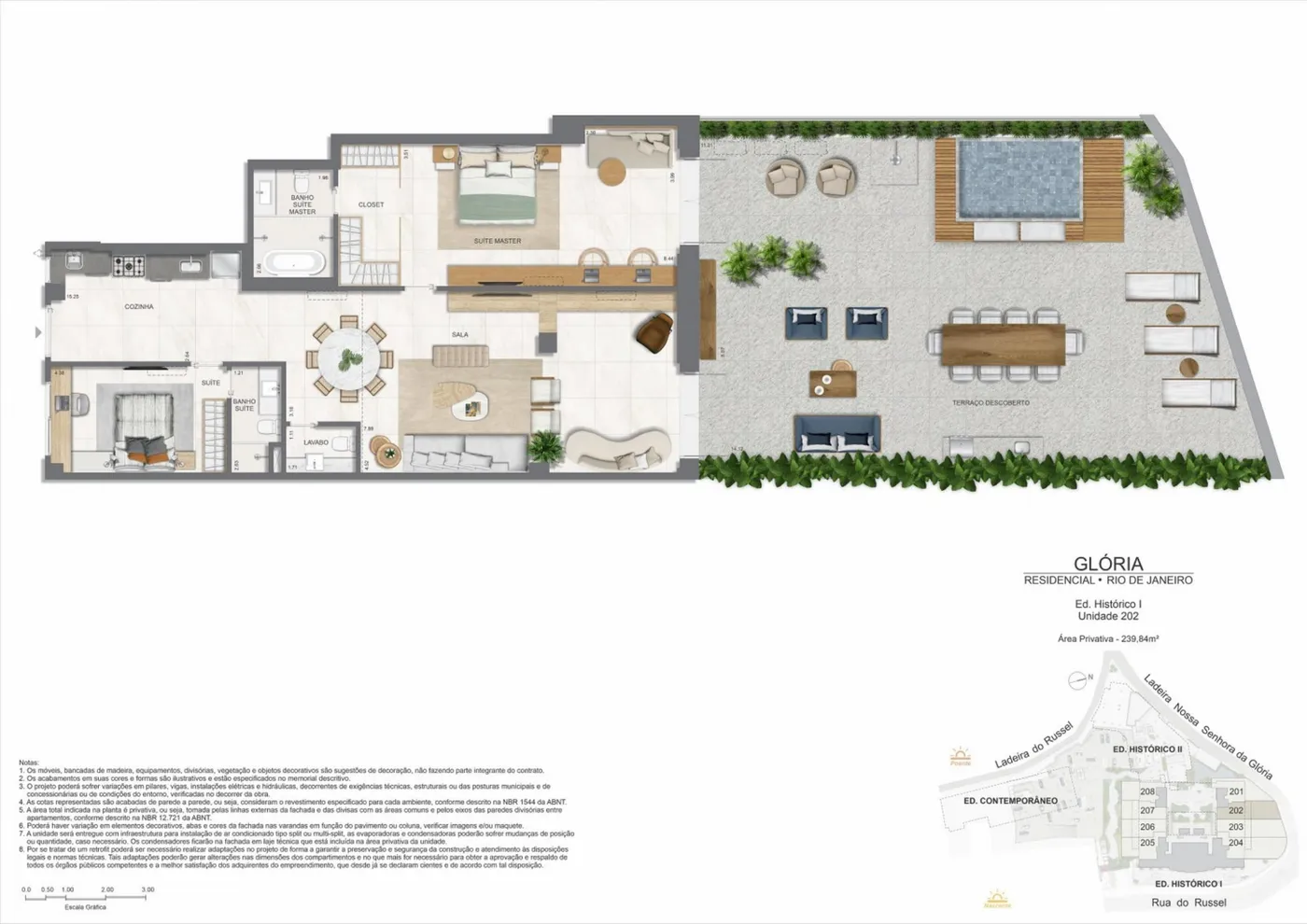 Planta do Gloria Residencial