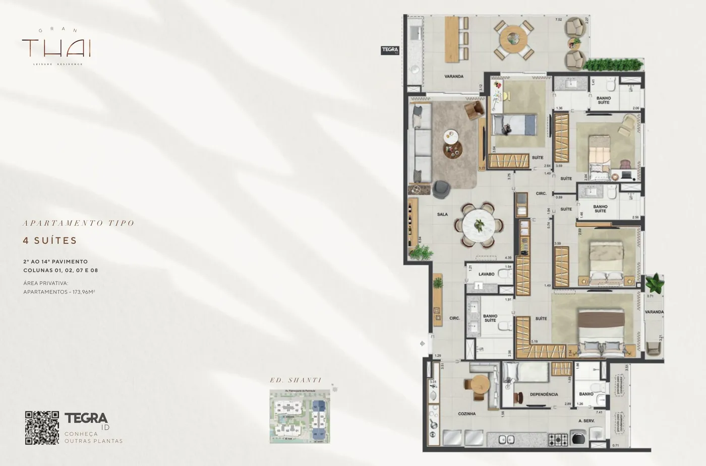 Planta do Gran Thai Leisure Residence