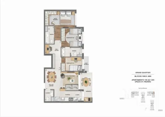 Planta do Grand Quartier