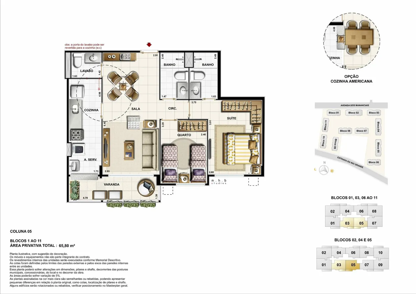 Planta do Mio Residencial
