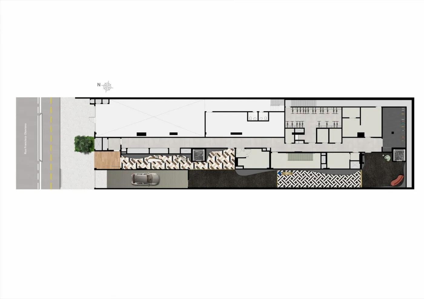 Planta do On The Sea Arpoador