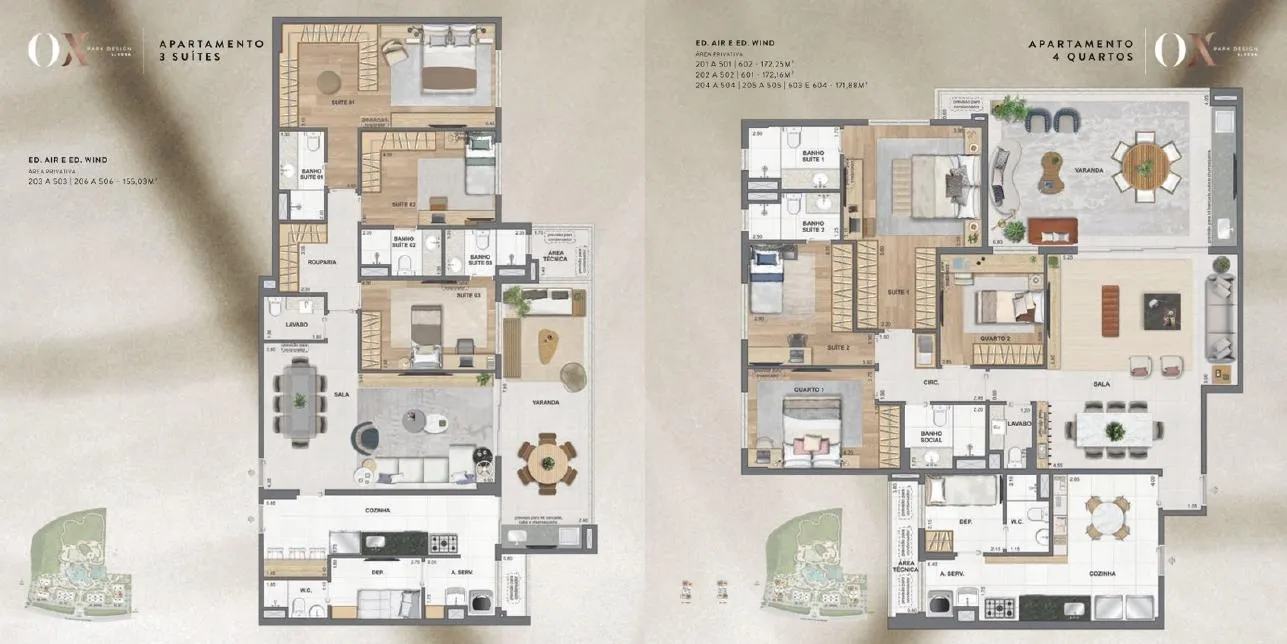 Planta do OX Park Design by EDSA