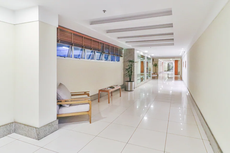 Hall dos elevadores no Puerto Madero