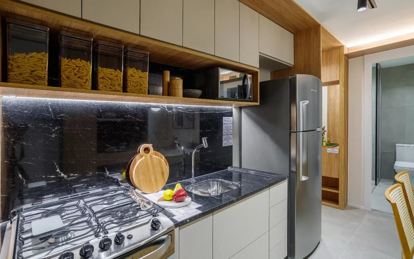 Cozinha decorada