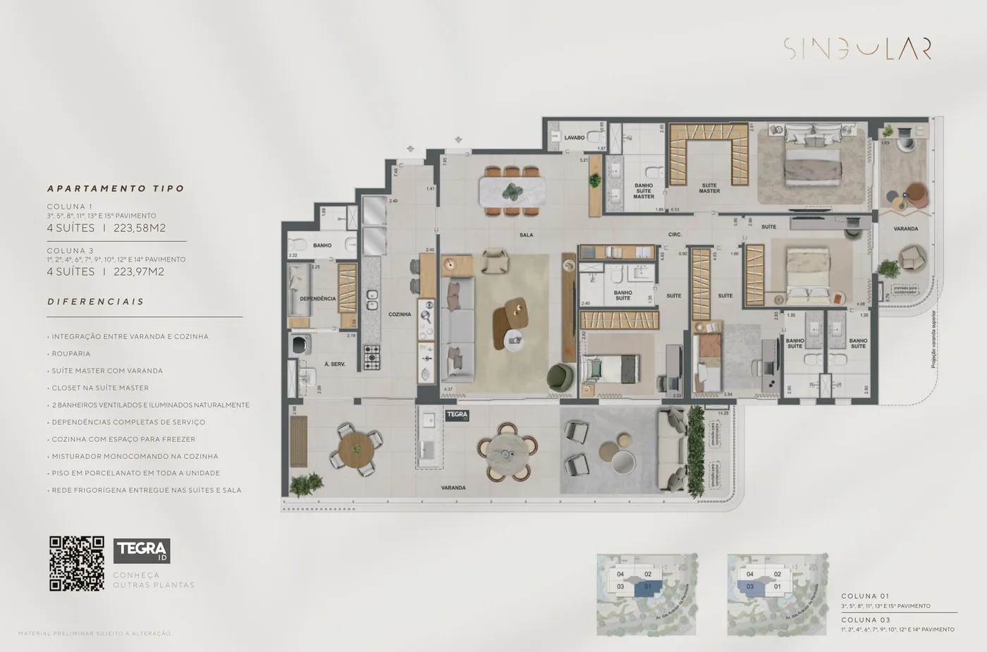 Planta do SINGULAR PRIVATE RESIDENCE