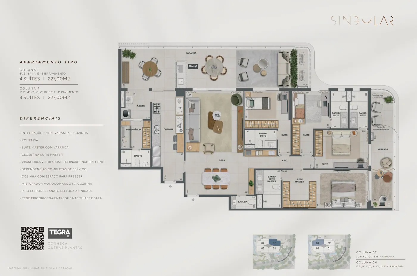 Planta do SINGULAR PRIVATE RESIDENCE