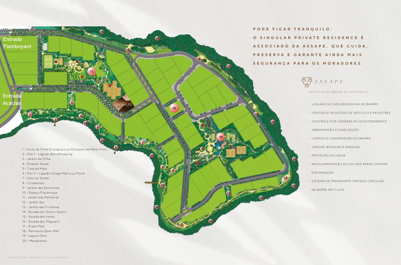 Planta do SINGULAR PRIVATE RESIDENCE