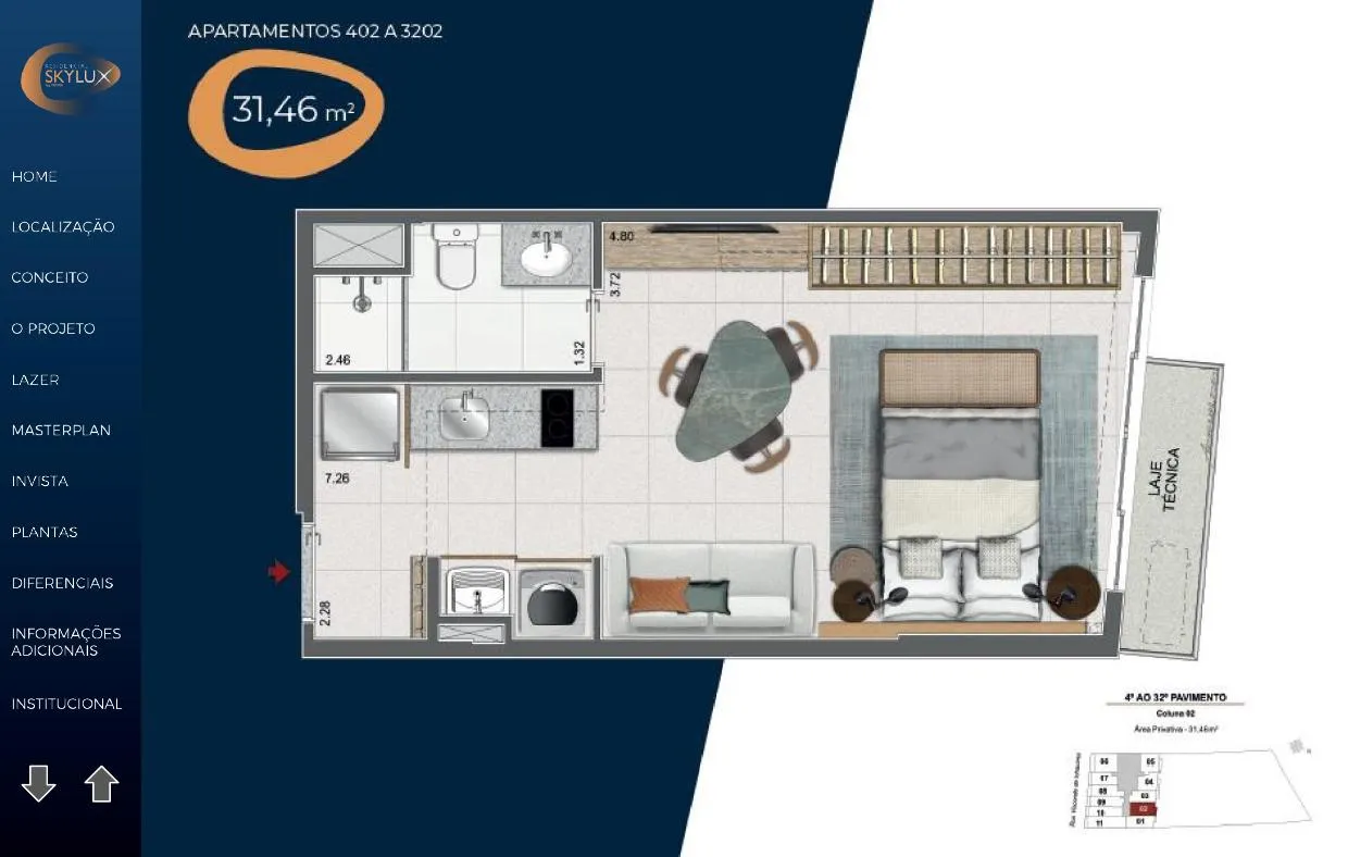 Planta do Skylux Tegra