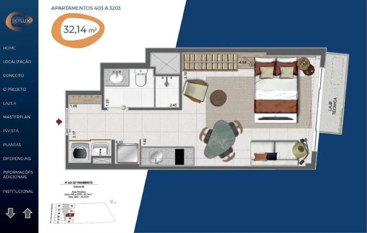 Planta do Skylux Tegra