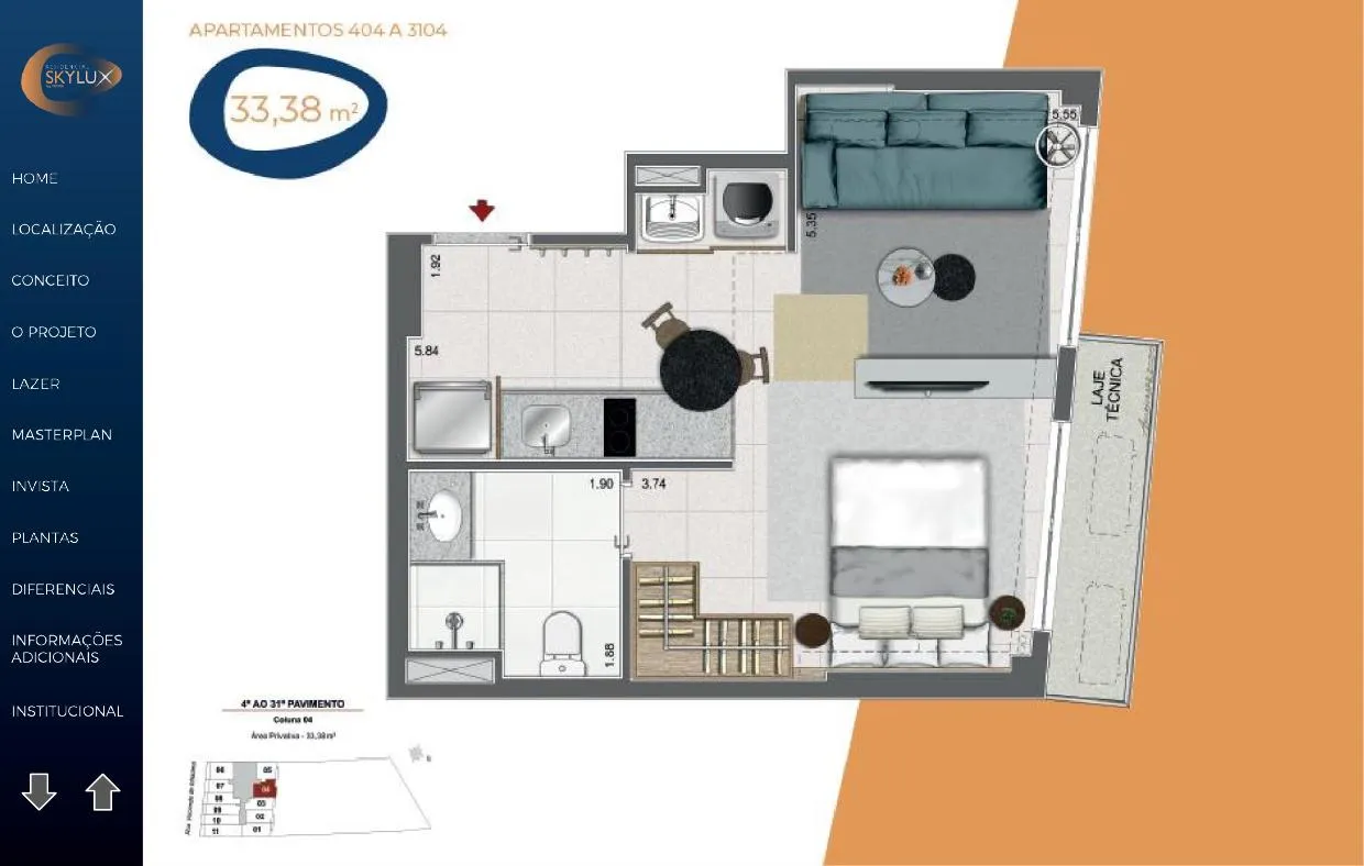 Planta do Skylux Tegra