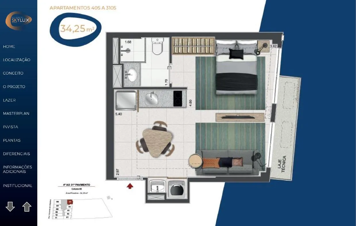 Planta do Skylux Tegra