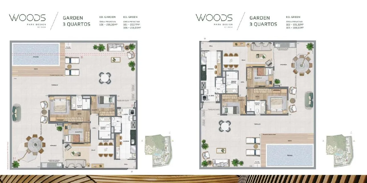 Planta do Woods Park Design by EDSA
