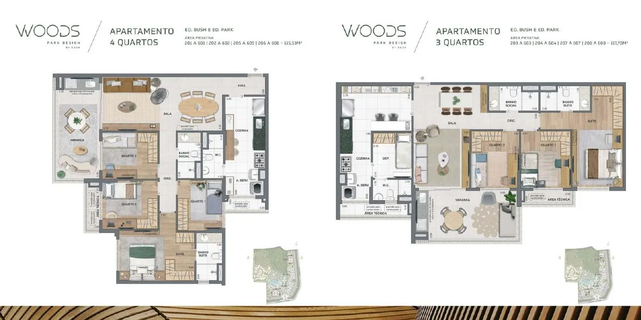 Planta do Woods Park Design by EDSA