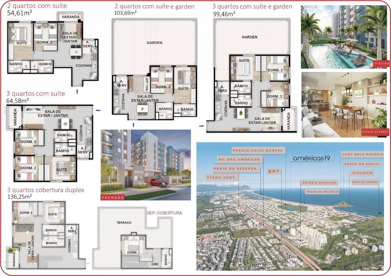 Planta 3 quartos Américas 19