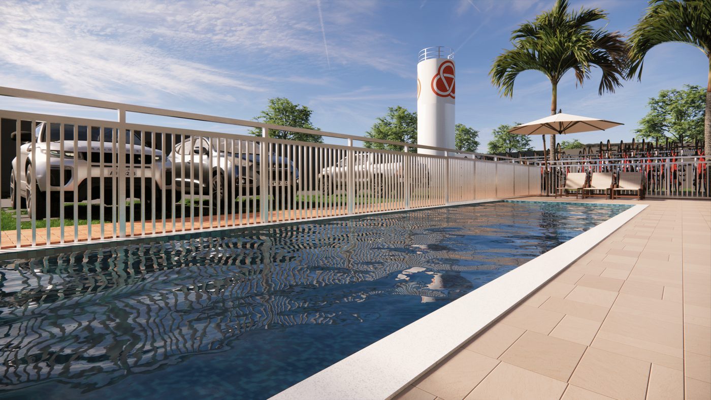 Piscina do condomínio