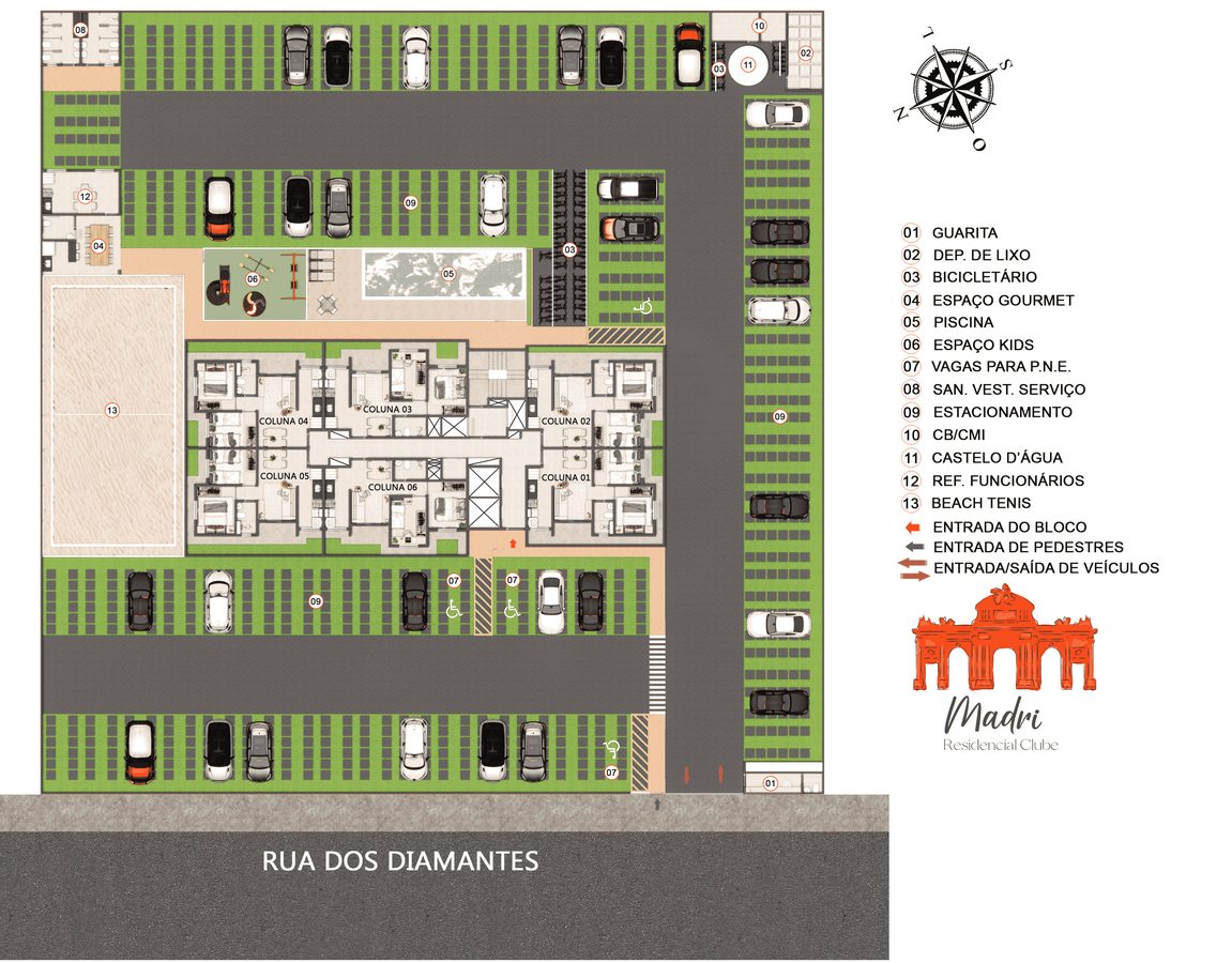 Planta apartamento padrão A
